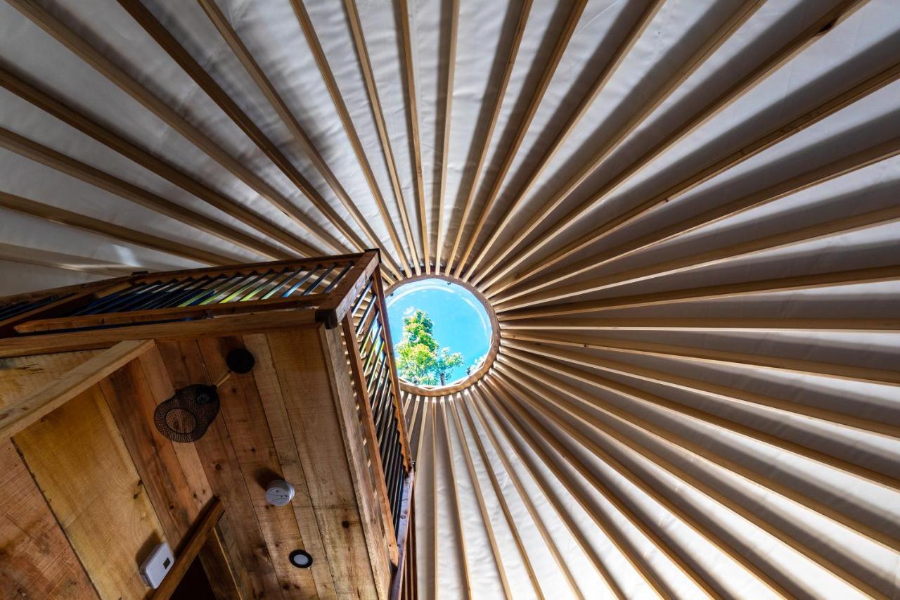 Yourtes Glamping Du Poisson Blanc Notre-Dame-du-Laus Bagian luar foto