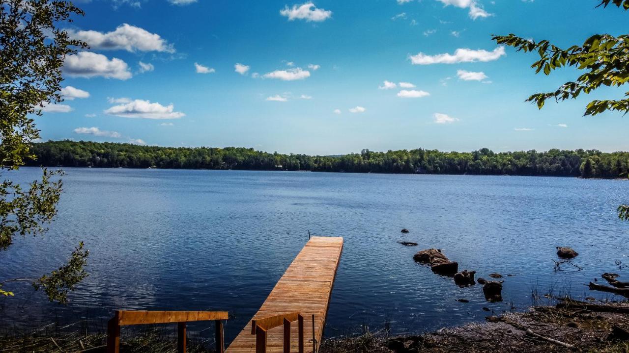 Yourtes Glamping Du Poisson Blanc Notre-Dame-du-Laus Bagian luar foto